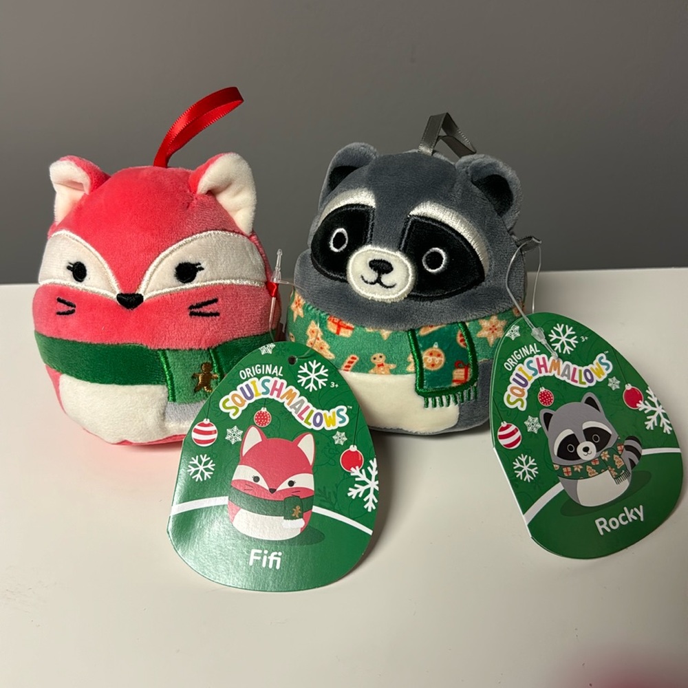 Two 2 New Squishmallows 4”  

4”